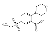 4-(4-ethylsulfonyl-2-nitrophenyl)morpholine