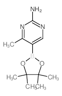 4-Methyl-5-(4,4,5,5-tetramethyl-1,3,2-dioxaborolan-2-yl)pyrimidin-2-amine CAS:944401-55-2 第1张