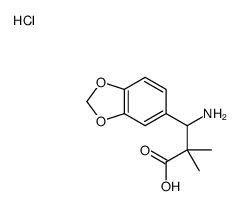 3-amino-3-(1,3-benzodioxol-5-yl)-2,2-dimethylpropanoic acid,hydrochloride