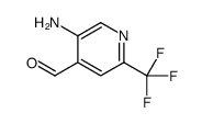 5-amino-2-(trifluoromethyl)pyridine-4-carbaldehyde