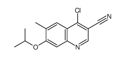 4-Chloro-7-isopropoxy-6-methyl-3-quinolinecarbonitrile