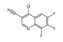 4-Chloro-6,7,8-trifluoro-3-quinolinecarbonitrile