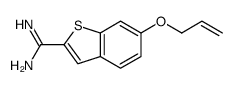 6-allyloxybenzothiophene-2-carboxamidine