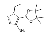 1-ethyl-5-(4,4,5,5-tetramethyl-1,3,2-dioxaborolan-2-yl)pyrazol-4-amine CAS:948593-46-2 第1张