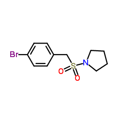 1-[(4-Bromobenzyl)sulfonyl]pyrrolidine CAS:950255-92-2 第1张