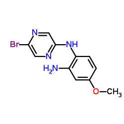 1-N-(5-bromopyrazin-2-yl)-4-methoxybenzene-1,2-diamine