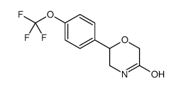 6-[4-(trifluoromethoxy)phenyl]morpholin-3-one CAS:951627-15-9 第1张