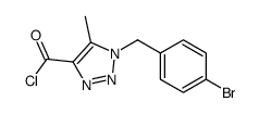 1-[(4-bromophenyl)methyl]-5-methyltriazole-4-carbonyl chloride