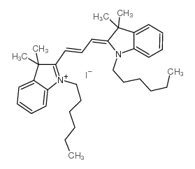 (2Z)-1-hexyl-2-[(E)-3-(1-hexyl-3,3-dimethylindol-1-ium-2-yl)prop-2-enylidene]-3,3-dimethylindole,iodide