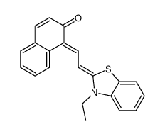 1-[2-(3-ethyl-1,3-benzothiazol-2-ylidene)ethylidene]naphthalen-2-one