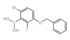 3-Benzyloxy-6-bromo-2-fluorophenylboronic acid