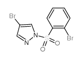 4-Bromo-1-((2-bromophenyl)sulfonyl)-1H-pyrazole