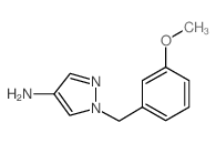 1-[(3-methoxyphenyl)methyl]pyrazol-4-amine