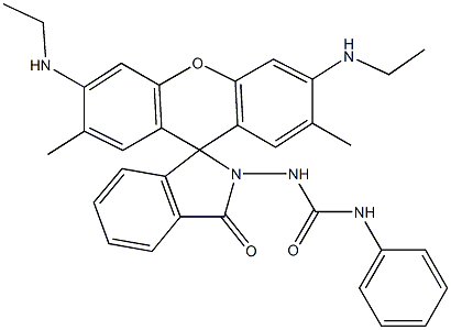 1-(3',6'-bis(ethylaMino)-2',7'-diMethyl-3- oxospiro[isoindoline-1,9'-xanthene]-2-yl)-3- phenylurea