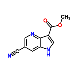 methyl 6-cyano-1H-pyrrolo[3,2-b]pyridine-3-carboxylate