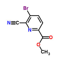 Methyl 5-bromo-6-cyano-2-pyridinecarboxylate