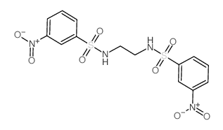 3-nitro-N-[2-[(3-nitrophenyl)sulfonylamino]ethyl]benzenesulfonamide