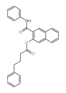 [3-(phenylcarbamoyl)naphthalen-2-yl] 4-phenylbutanoate