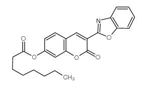 [3-(1,3-benzoxazol-2-yl)-2-oxochromen-7-yl] octanoate CAS:97004-80-3 第1张