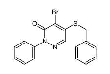 5-benzylsulfanyl-4-bromo-2-phenylpyridazin-3-one