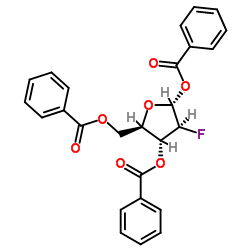 2-Fluoro-2-deoxy-1,3,5-tri-O-benzoyl-alpha-D-arabinofuranose Cas:97614-43-2 第1张