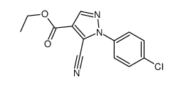 ethyl 1-(4-chlorophenyl)-5-cyanopyrazole-4-carboxylate