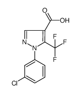 1-(3-chlorophenyl)-5-(trifluoromethyl)pyrazole-4-carboxylic acid