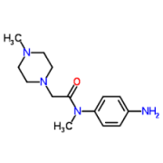N-(4-aminophenyl)-N-methyl-2-(4-methylpiperazin-1-yl)acetami