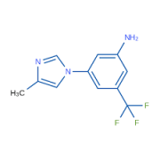 3-(4-Methyl-1H-Imidazol-1-yl)-5-(Trifluoromethyl)Aniline CAS