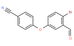 4-(4-Bromo-3-formylphenoxy)benzonitrile CAS: 906673-54-9