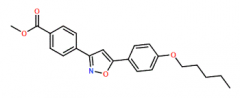 Methyl 4-[5-(4-pentoxyphenyl)-1,2-oxazol-3-yl]benzoate CAS: