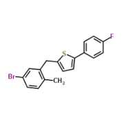 2-[(5-bromo-2-methylphenyl)methyl]-5-(4-fluorophenyl)thiophe