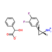 (1R,2S)-2-(3,4-Difluorophenyl)cyclopropanaminium (2R)-hydrox