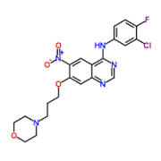 N-(3-chloro-4-fluorophenyl)-7-(3-morpholin-4-ylpropoxy)-6-ni