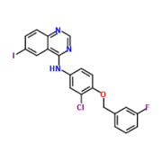 N-[3-Chloro-4-(3-fluorobenzyloxy)phenyl]-6-iodoquinazolin-4-