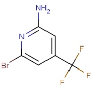 6-bromo-4-(trifluoromethyl)pyridin-2-amine  CAS:1256825-17-8