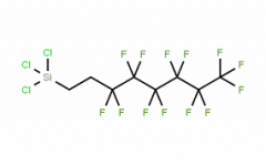 Trichloro(1H,1H,2H,2H-tridecafluoro-n-octyl)silane  CAS:7856