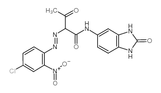 2-[(4-chloro-2-nitrophenyl)diazenyl]-3-oxo-N-(2-oxo-1,3-dihydrobenzimidazol-5-yl)butanamide 第1张