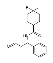 4,4-Difluoro-N-((1S)-3-oxo-1-phenylpropyl)cyclohexanecarboxamide