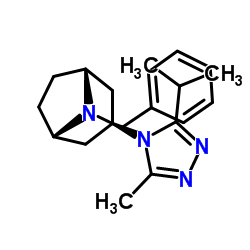 (1R,3s,5S)-8-Benzyl-3-(3-isopropyl-5-methyl-4H-1,2,4-triazol-4-yl)-8-azabicyclo[3.2.1]octane 第1张
