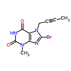 8-Bromo-7-(but-2-yn-1-yl)-3-methyl-1H-purine-2,6(3H,7H)-dione
