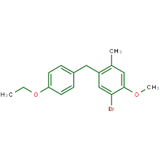 1-Bromo-5-(4-ethoxyphenylmethyl)-2-methoxy-4-methylbenzene 第1张