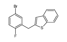 CAS:1034305-17-3 2-(5-bromo-2-fluorobenzyl)-1-benzothiophene 第1张