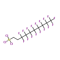 Trichloro(1H,1H,2H,2H-heptadecafluorodecyl)silane