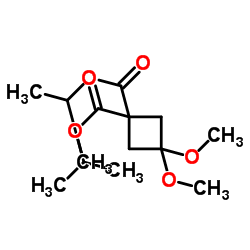 Diisopropyl 3,3-dimethoxycyclobutane-1,1-dicarboxylate