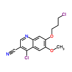 4-Chloro-7-(3-chloropropoxy)-6-methoxyquinoline-3-carbonitrile 第1张