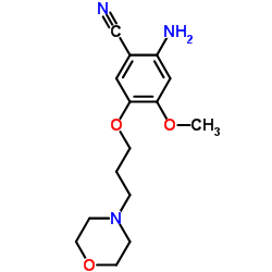 2-Amino-4-methoxy-5-(3-morpholinopropoxy)benzonitrile