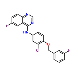 CAS:231278-20-9 4-[3-Chloro-4-(3-fluorobenzyloxy)phenylamino]-6-iodoquinazoline 第1张