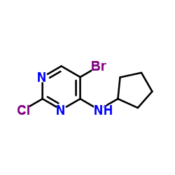 CAS:733039-20-8 4-Pyrimidinamine,5-bromo-2-chloro-N-cyclopentyl 第1张