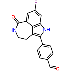 4-(8-fluoro-6-oxo-3,4,5,6-tetrahydro-1H-azepino[5,4,3-cd]indol-2-yl)benzaldeyde 第1张